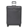 front of steel grey Briggs & Riley Baseline Large Expandable Spinner