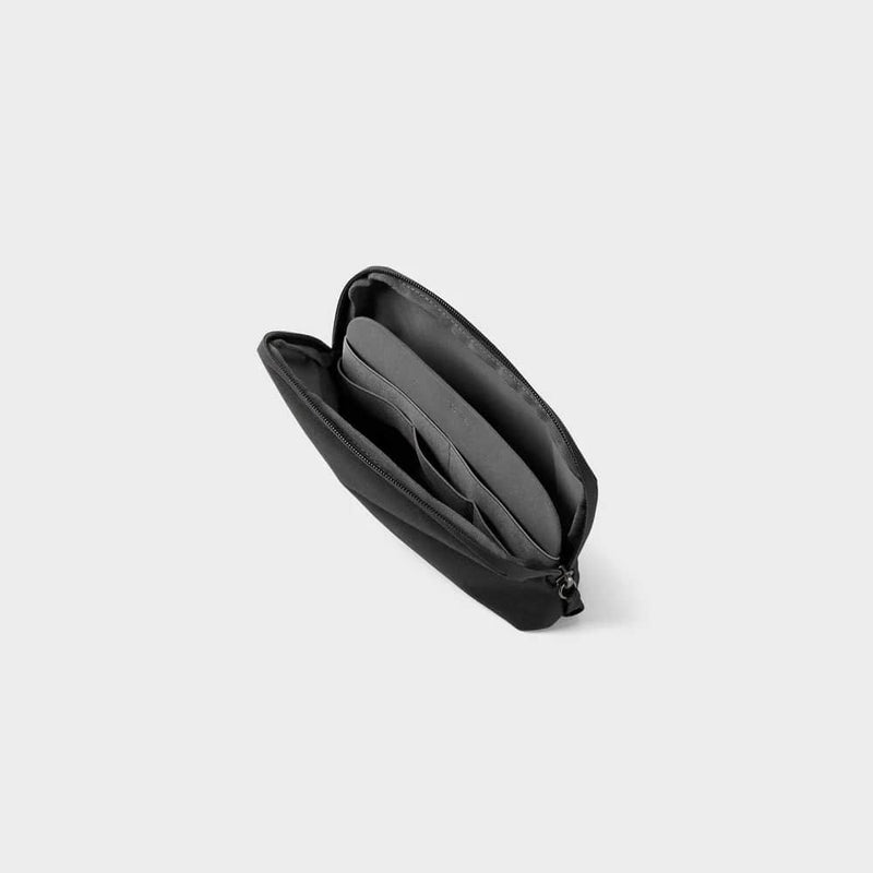 inside of black Orbitkey Desk Pouch