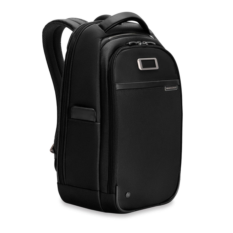 side of black Briggs & Riley @work Slim Backpack