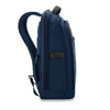 side of navy Briggs & Riley @work Slim Backpack