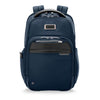 front of navy Briggs & Riley @work Medium Backpack