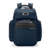 front of navy Briggs & Riley @work Cargo Backpack