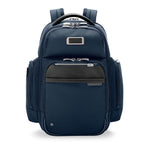 front of navy Briggs & Riley @work Cargo Backpack