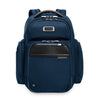 front of navy Briggs & Riley @work Large Cargo Backpack