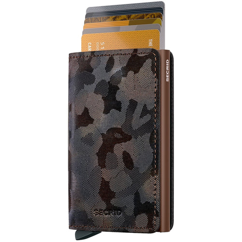 cards up in brown Secrid Slimwallet Jungle