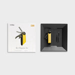 in box solar yellow Orbitkey Hybrid Leather Key Organizer Set