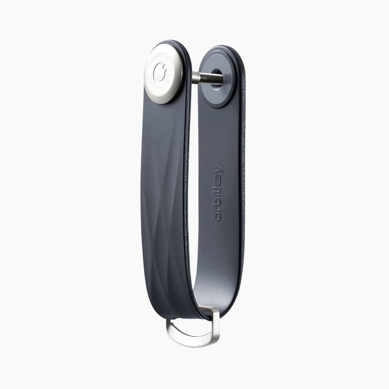 side of midnight blue Orbitkey Active Key Organizer Lite