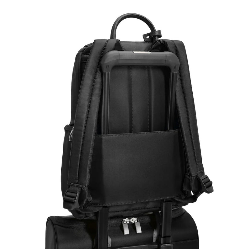 pass-through sleeve of black Briggs & Riley Rhapsody U-Zip Backpack