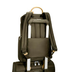 pass-through sleeve of olive Briggs & Riley Rhapsody U-Zip Backpack