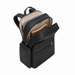 inside of black Briggs & Riley Rhapsody Medium Backpack