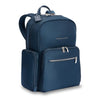 front of navy Briggs & Riley Rhapsody Medium Backpack