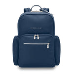 front of navy Briggs & Riley Rhapsody Medium Backpack