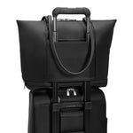 pass-through sleeve of black Briggs & Riley Rhapsody Expandable Tote