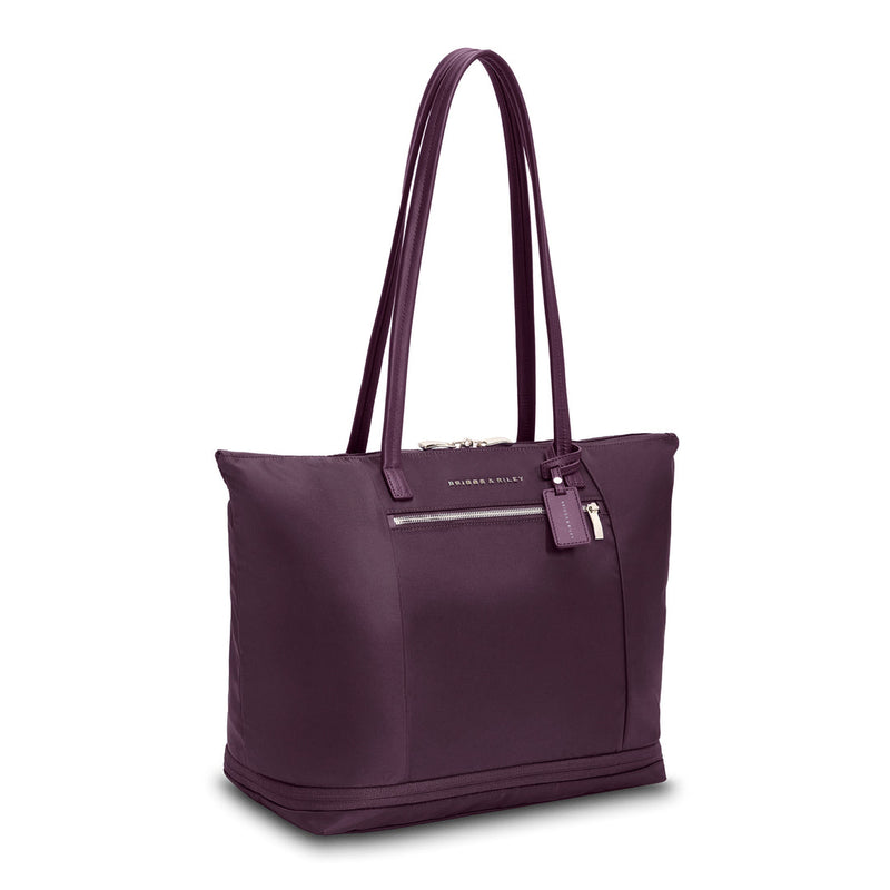front of plum Briggs & Riley Expandable Tote