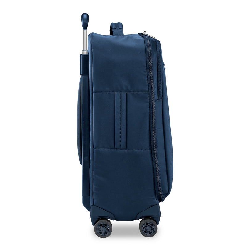 side of navy Briggs & Riley Rhapsody Tall Carry-On Spinner