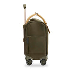 side of olive Briggs & Riley Rhapsody Wheeled Cabin Bag