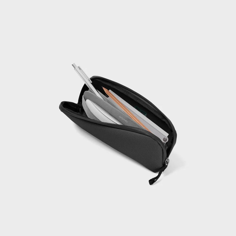 inside of black Orbitkey Pencil Case