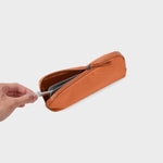 inside of terracotta Orbitkey Pencil Case