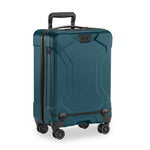 Ocean Briggs & Riley suitcase with black handle and wheels on a white background