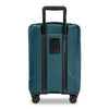 Ocean Briggs & Riley suitcase with black handle and wheels on a white background