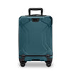 Ocean Briggs & Riley suitcase with black accents on a white background