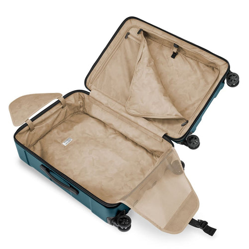 ocean Briggs & Riley suitcase inside view