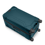 Ocean Briggs & Riley suitcase with wheels on a white background