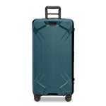 Ocean Briggs & Riley suitcase with geometric design on a white background