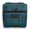 Ocean Briggs & Riley suitcase with black handle and zipper on a white background