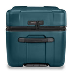 Ocean Briggs & Riley suitcase with black handle and zipper on a white background