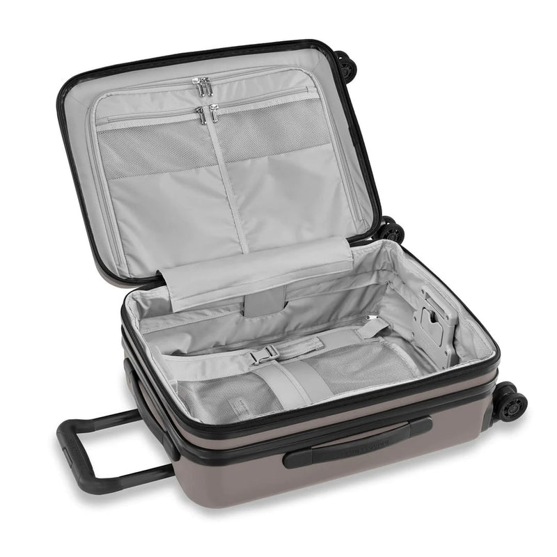 inside of latte Briggs & Riley Sympatico International Carry-On Expandable Spinner