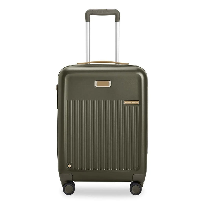 front of olive Briggs & Riley Sympatico Global Carry-On Spinner