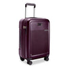 front of plum Briggs & Riley Sympatico Essential Carry-On Expandable Spinner