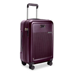 front of plum Briggs & Riley Sympatico Essential Carry-On Expandable Spinner