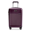 front of plum Briggs & Riley Sympatico Essential Carry-On Expandable Spinner