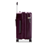 expanded plum Briggs & Riley Sympatico Essential Carry-On Expandable Spinner