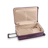 inside of plum Briggs & Riley Sympatico Large Expandable Spinner
