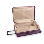 inside of plum Briggs & Riley Sympatico Large Expandable Spinner