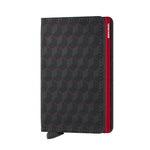 front of black-red Secrid Slimwallet Optical