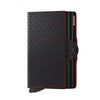 front of black-red Secrid Twinwallet Perforated