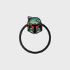 front of Boba Fett Star Wars Orbitkey Key Ring