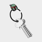 keys on Boba Fett Star Wars Orbitkey Key Ring