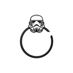 front of Stormtrooper Star Wars Orbitkey Quick Release Key Ring