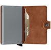 inside of cognac-brown Secrid Miniwallet Vintage
