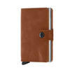 front of cognac-brown Secrid Miniwallet Vintage