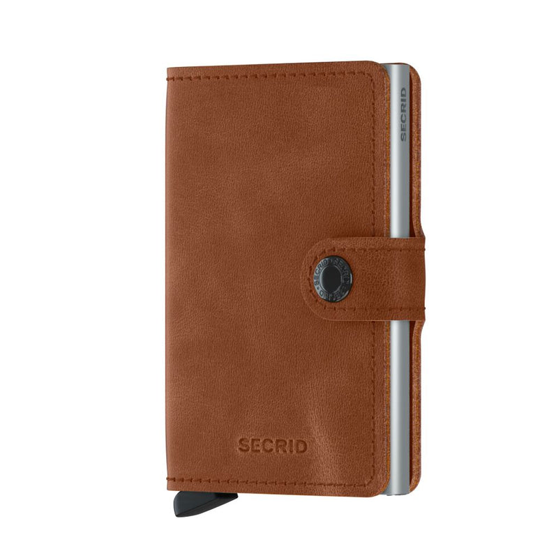 front of cognac-brown Secrid Miniwallet Vintage