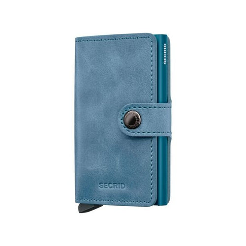 front of teal Secrid Miniwallet Vintage 