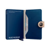 Blue Secrid cardholder with 'Rijksmuseum' branding on a white background