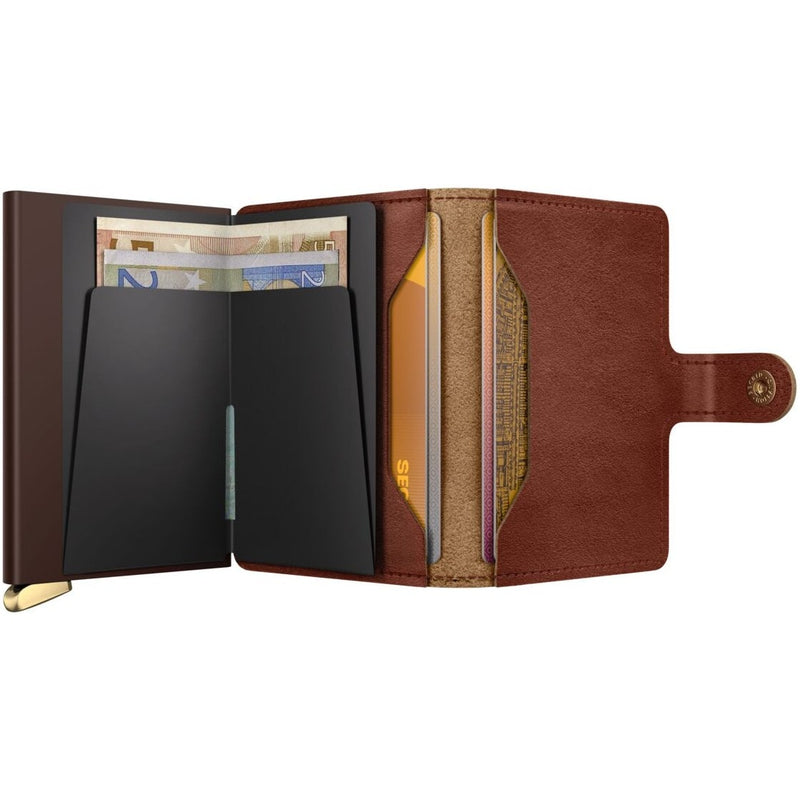inside of whiskey Secrid Premium Miniwallet Basco