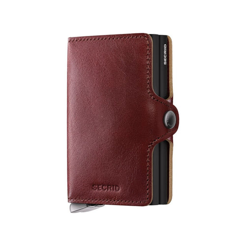 front of brown Secrid Premium Twinwallet Basco
